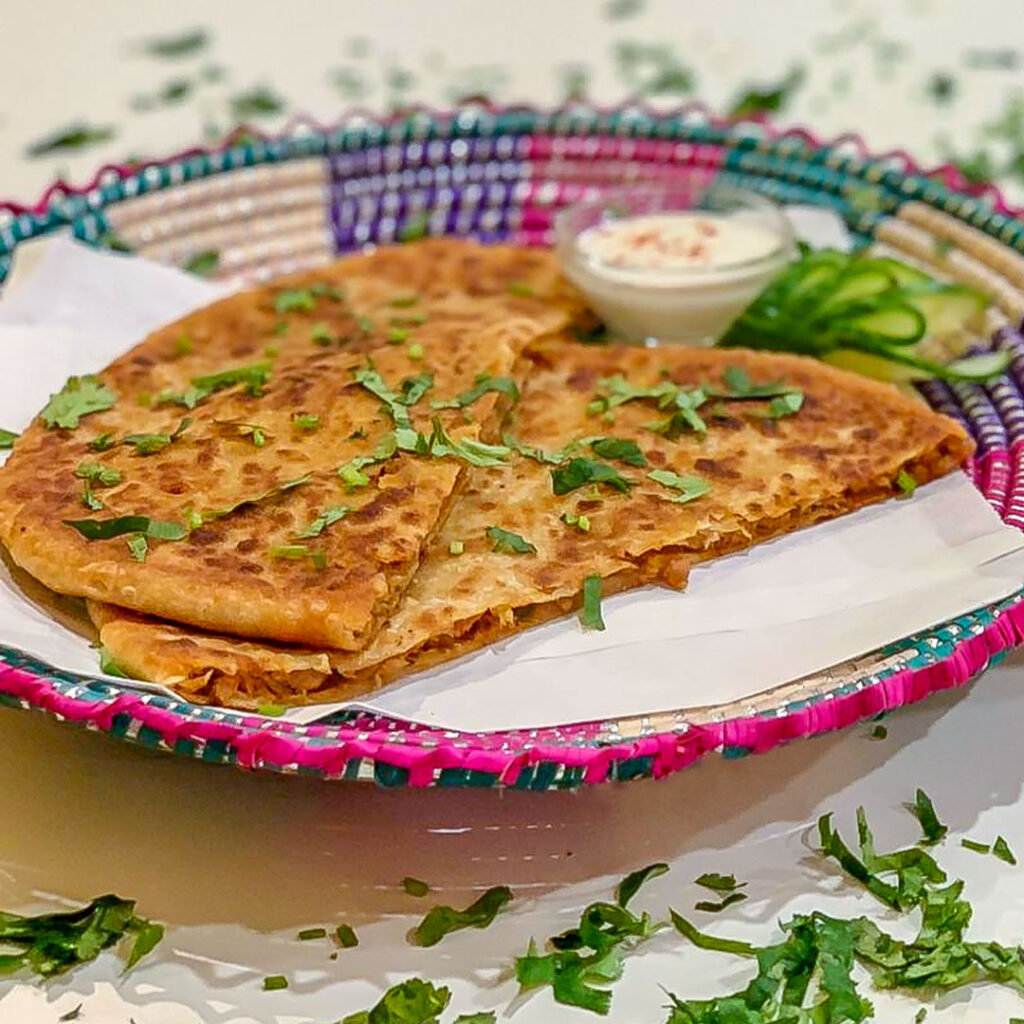 Chicken Dum Paratha