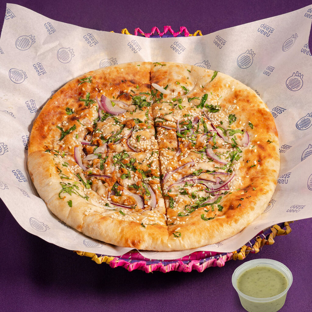 Chicken Dum Qeema Naan