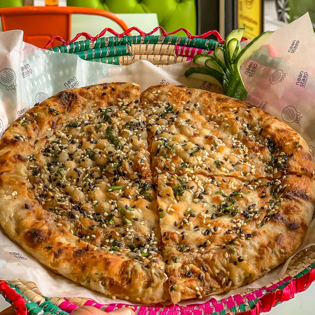 Lamb Qeema Masala Naan