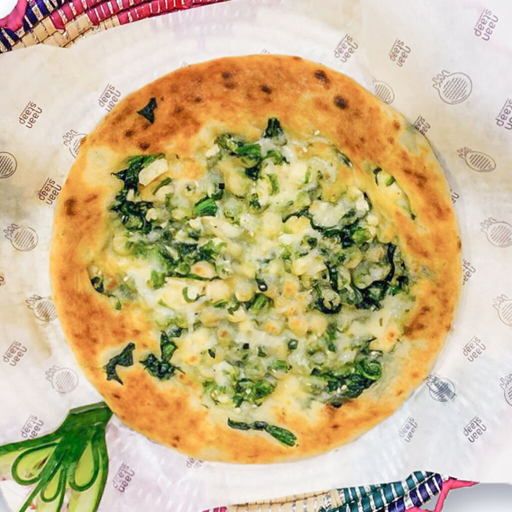 Palak Paneer Naan